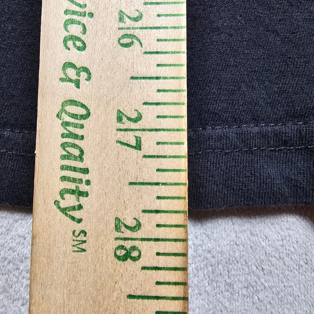 Polo‎ Ralph Lauren Mens V-Neck T-Shirt Black Red Pony Logo Size Medium